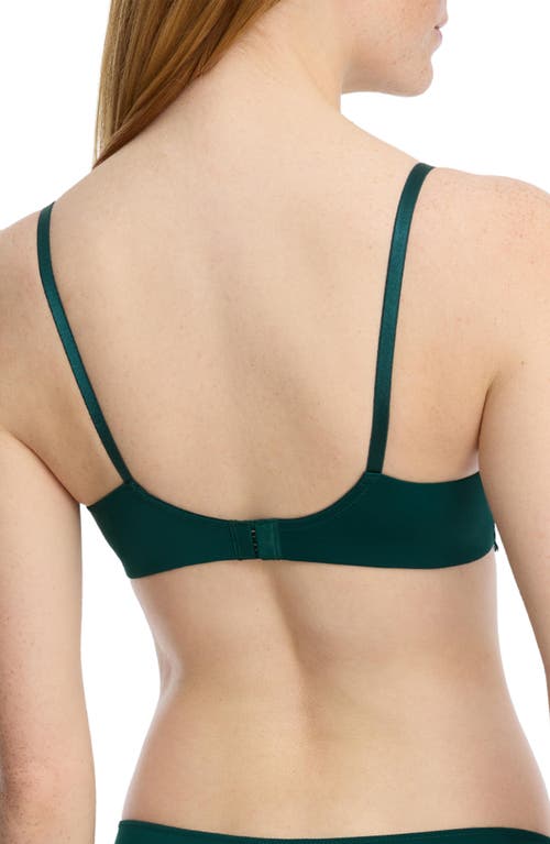 Skarlett Blue Entice Lace Balconette Underwire Bra In Green