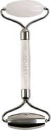 MOUNT LAI Vitality Qi White Jade & Stainless Steel Dual-Action Facial Roller