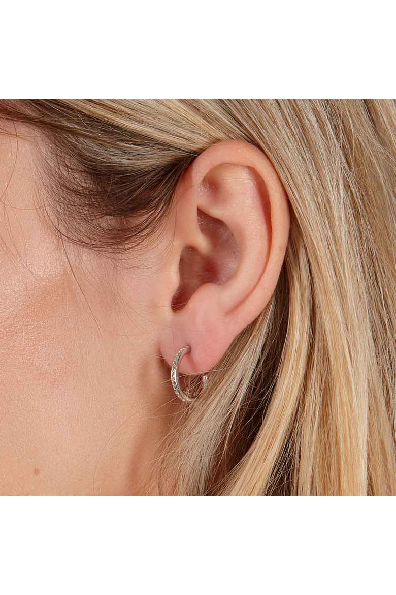 Skinny Drip Hoops, Alternate, color, Sterling Silver