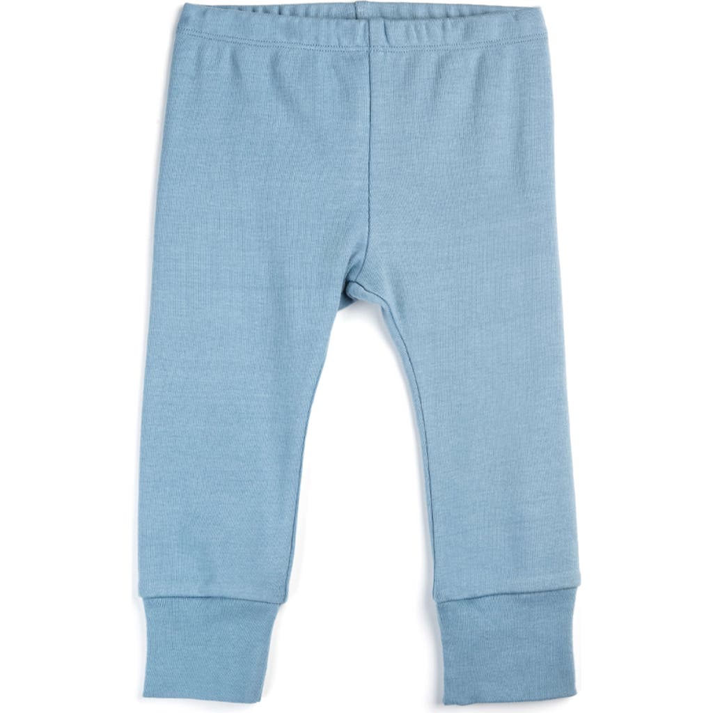 Mightly Organic Cotton Baby Pant In Chambray