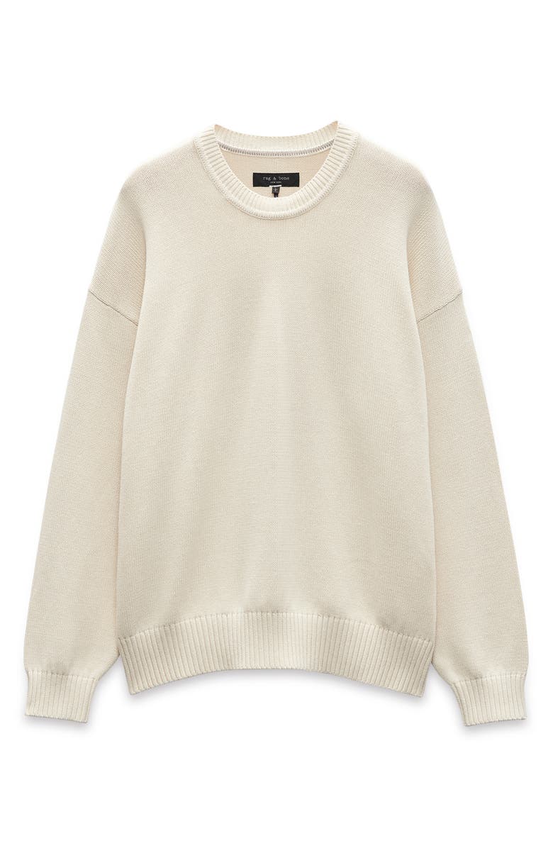 rag & bone Clarkson Organic Cotton Sweater, Alternate, color, Turtledove