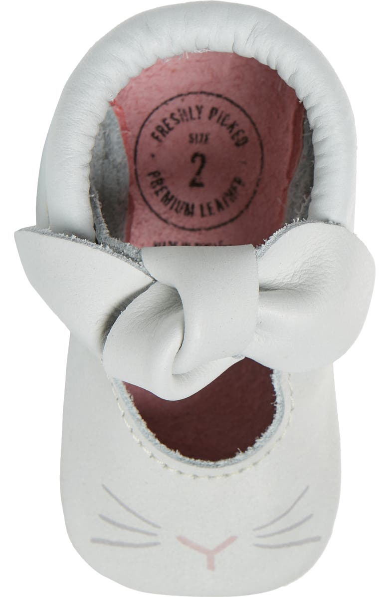 Freshly Picked Bow Crib Shoe, Alternate, color,