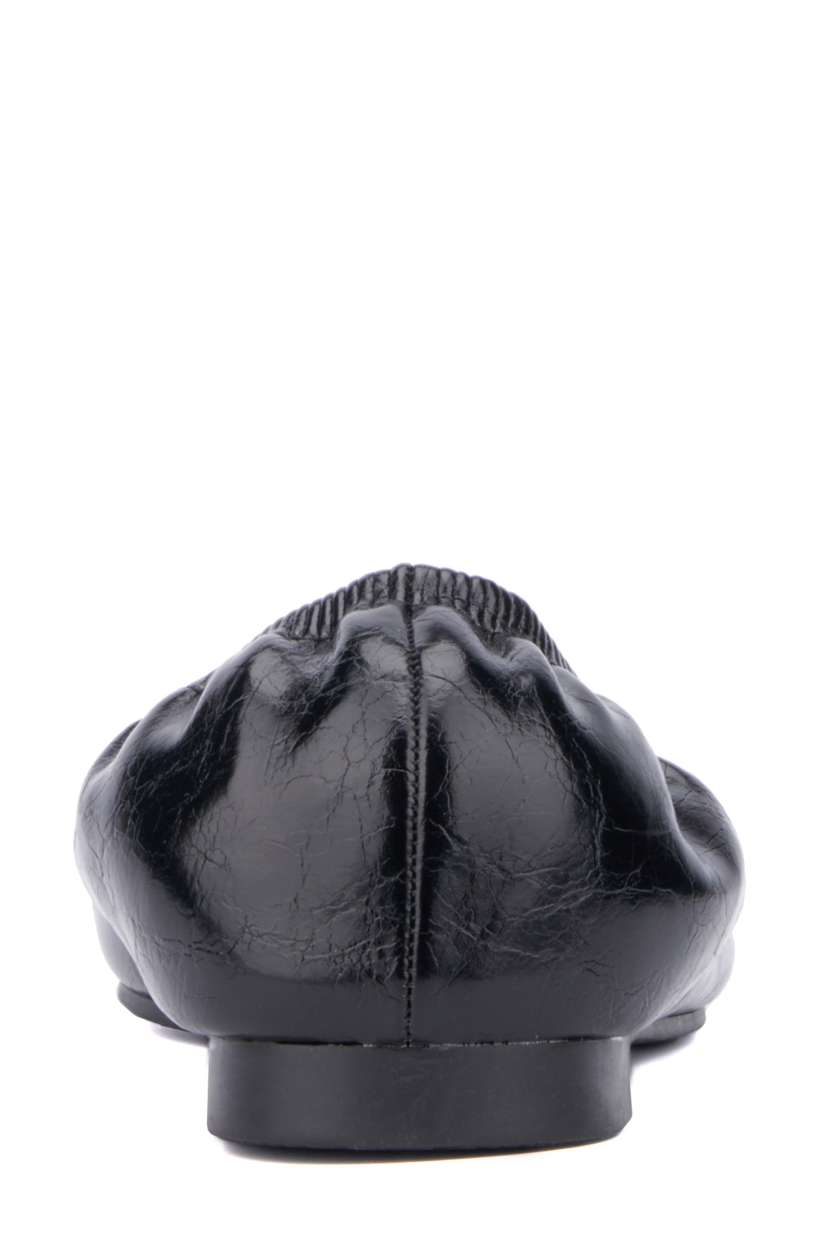 NEW YORK AND COMPANY Paris Mary Jane Flat, Alternate, color, Black