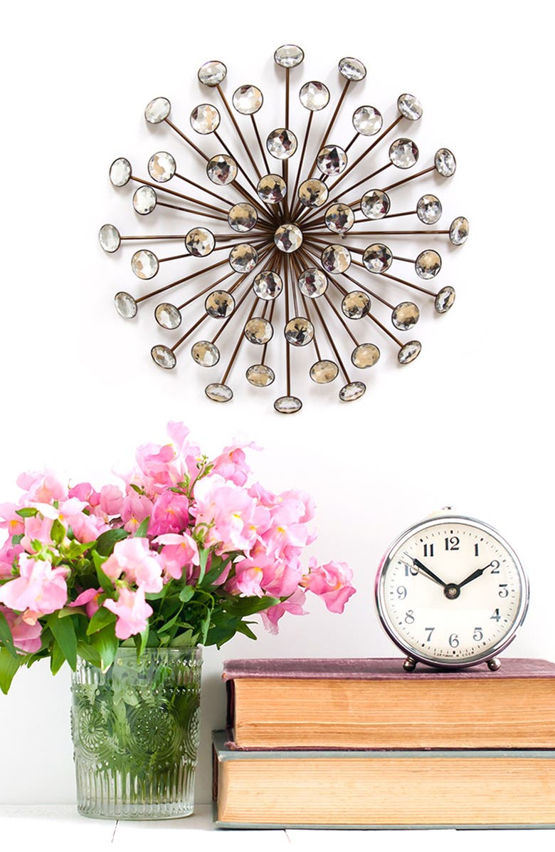 PARKLAND COLLECTION Gold Acrylic Burst Wall Decor, Alternate, color, Gold