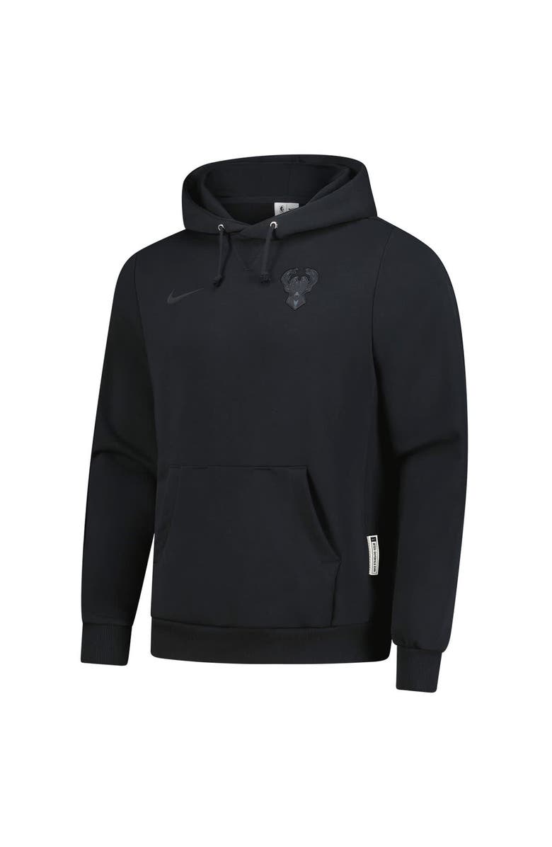 Nike Men's Nike  Black Milwaukee Bucks Authentic Travel Standard Issue Dri-Fit Hoodie, Alternate, color, 
