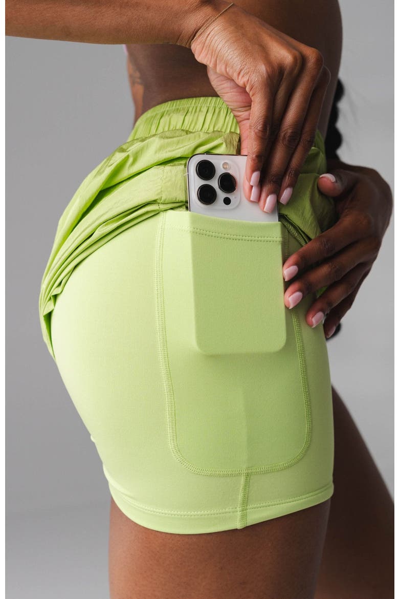 Surface Run Short, Alternate, color, Lime