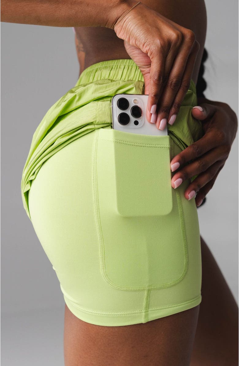 Vitality Surface Run Short, Alternate, color, Lime