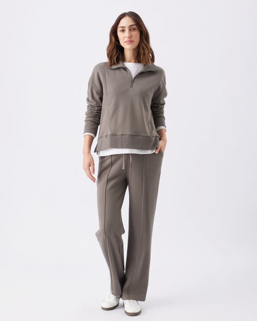 Ripe Maternity Comfortable Terry Nursing Sweatshirt For Moms In Brown