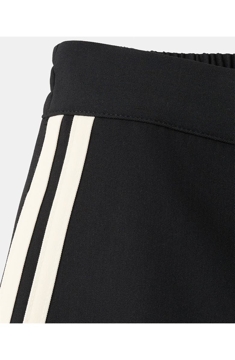 MANGO Sophie Stripe Pants, Alternate, color, Black