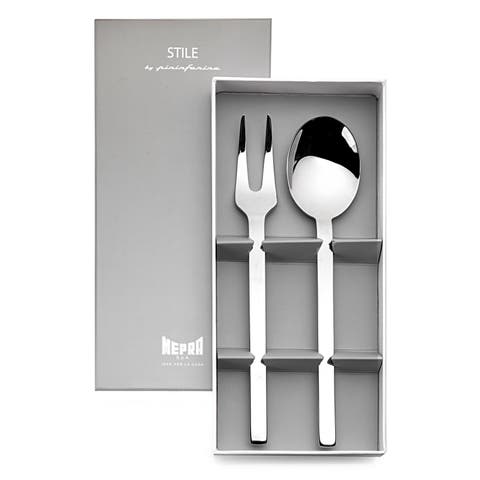 Stile Ice By Pininfarina Serving Set - 2 Pieces