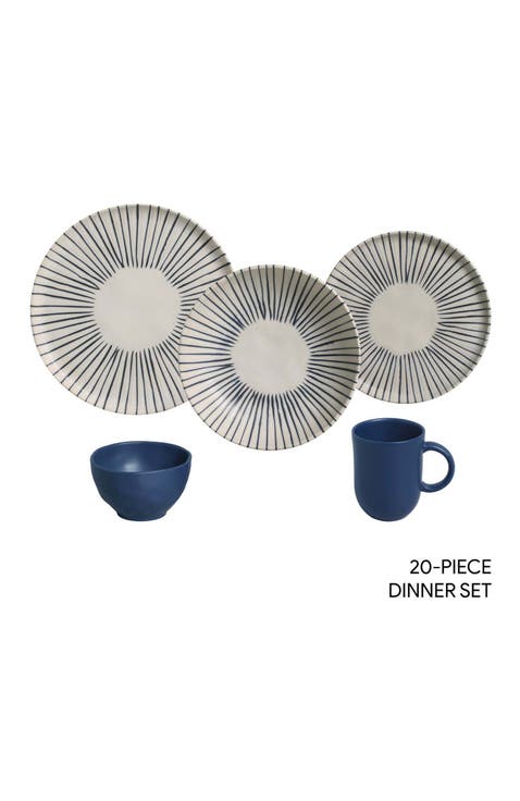 20 Pc. Dinnerware Set