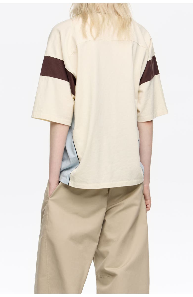 Bimba y Lola Ballerinas Logo Raglan T-Shirt, Alternate, color, Ivory