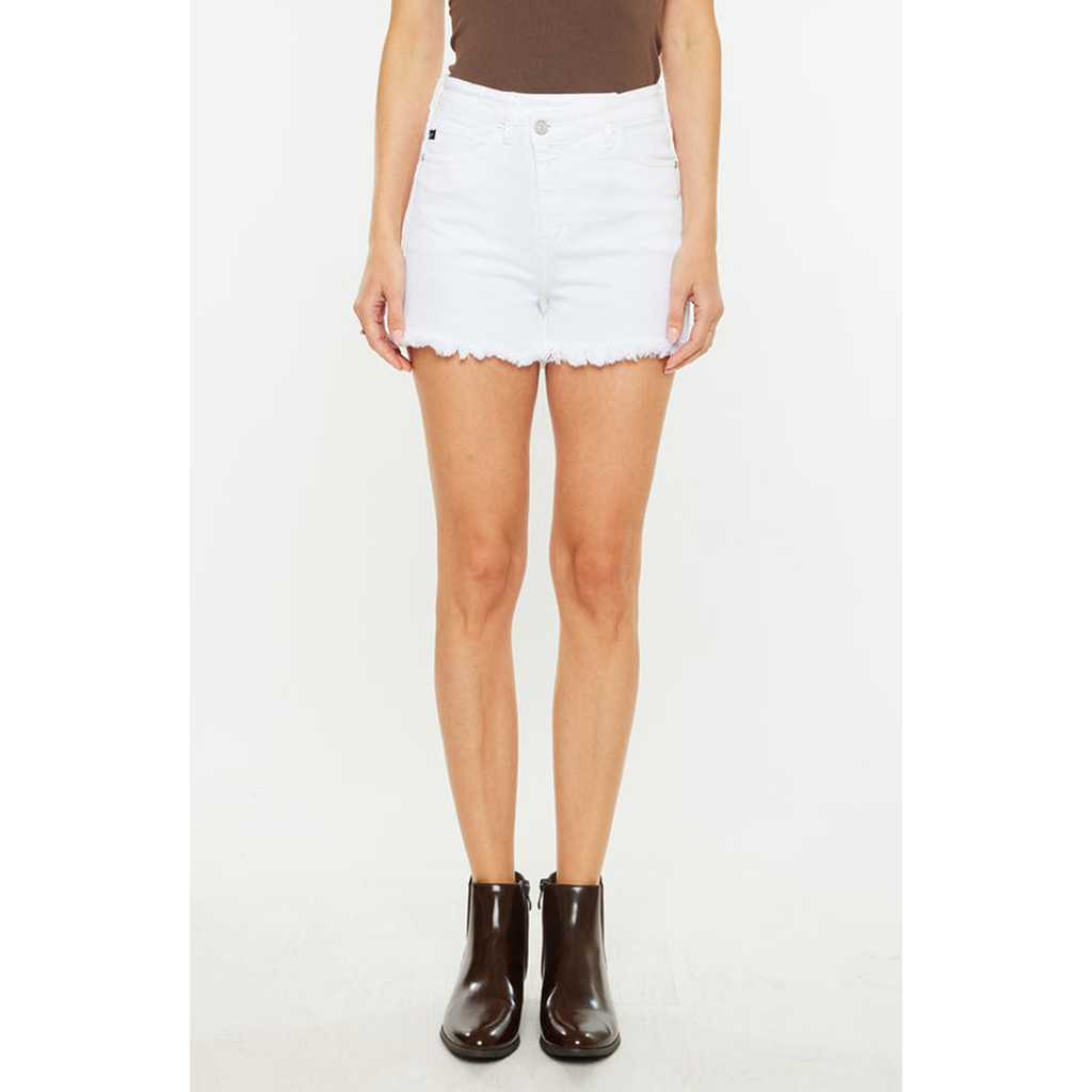 Kancan Irene 90's Crossover Shorts In White
