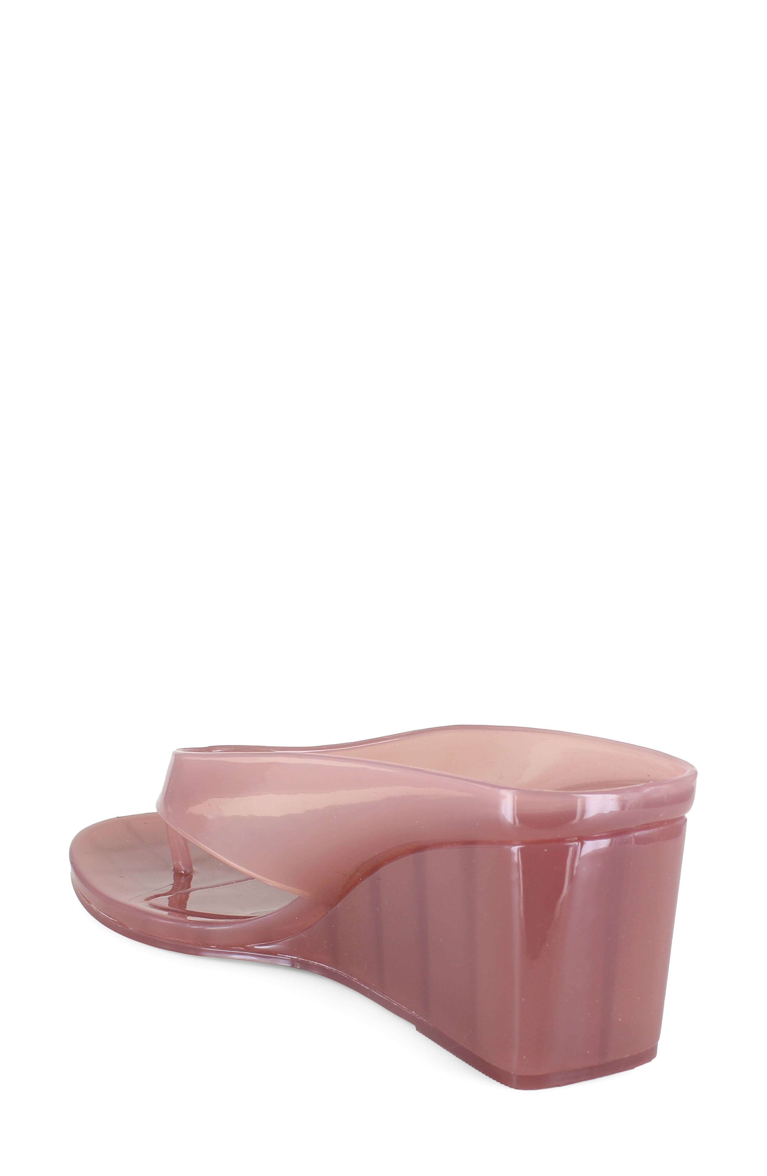 Ariel Wedge Sandal, Alternate, color, PINK