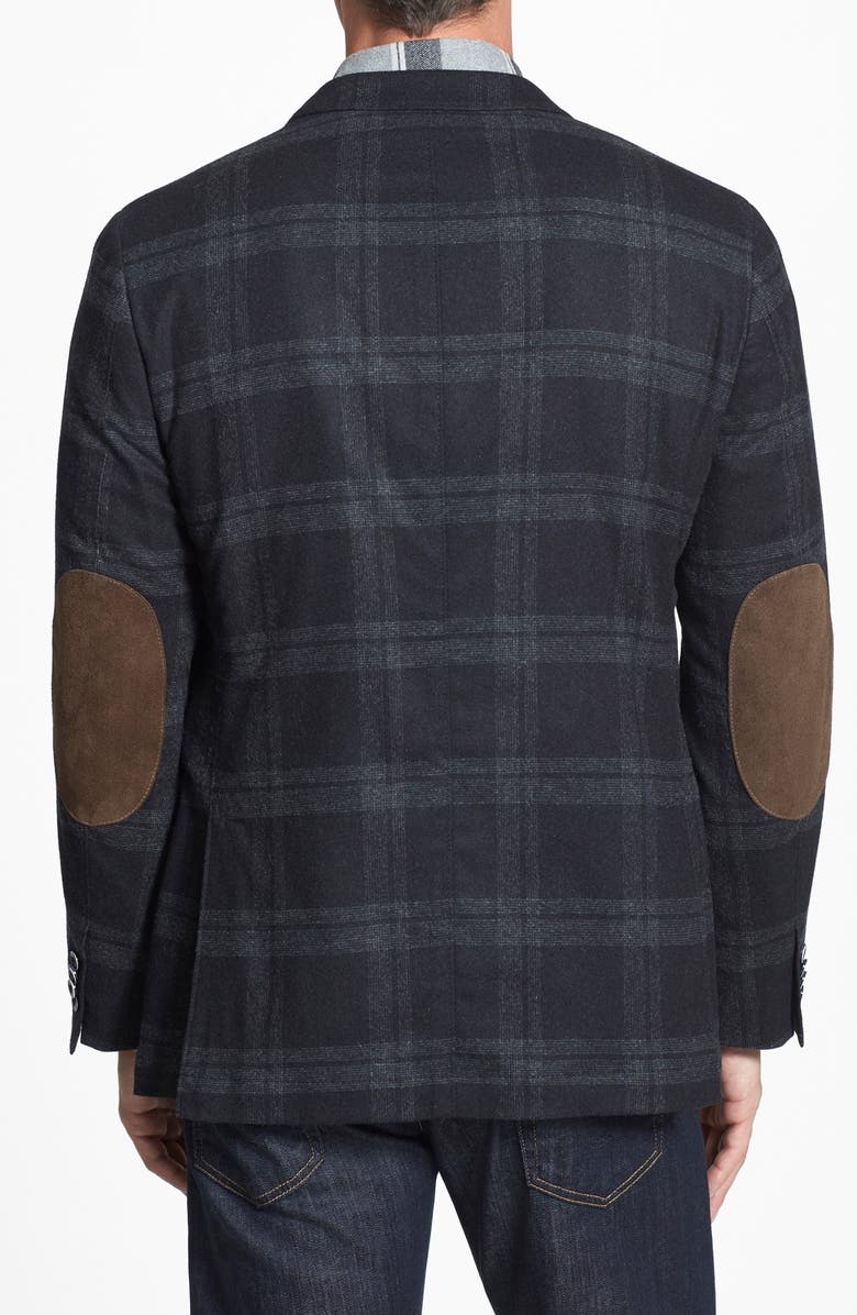 Kroon 'The Edge' Classic Fit Plaid Blazer, Alternate, color, 