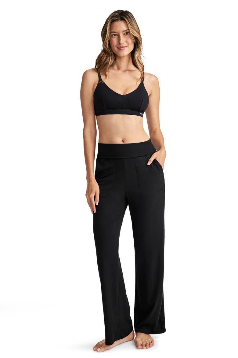 Women's Cotton Modal Blend Pant, Alternate, color, Black