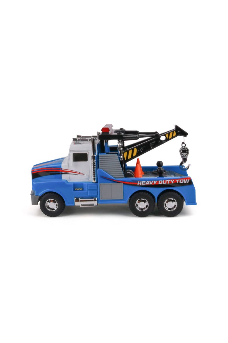 Motorized Tow Truck Toy, Alternate, color, Multicolored