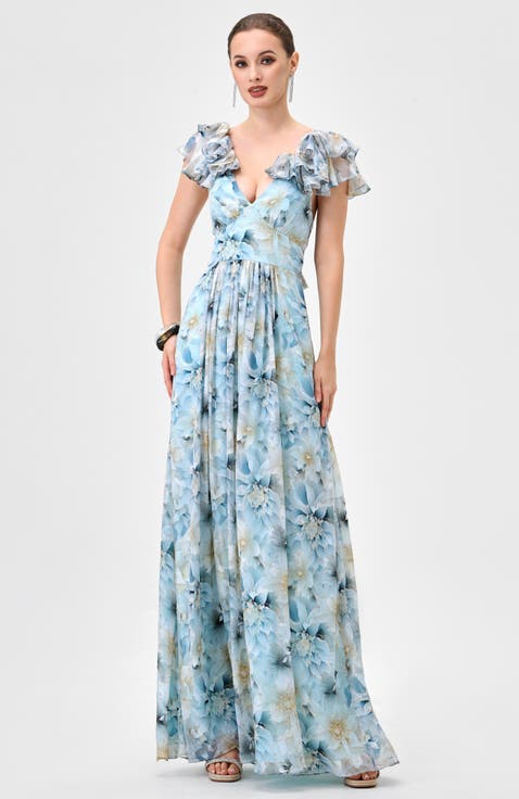 Markova Frill Shoulder Maxi