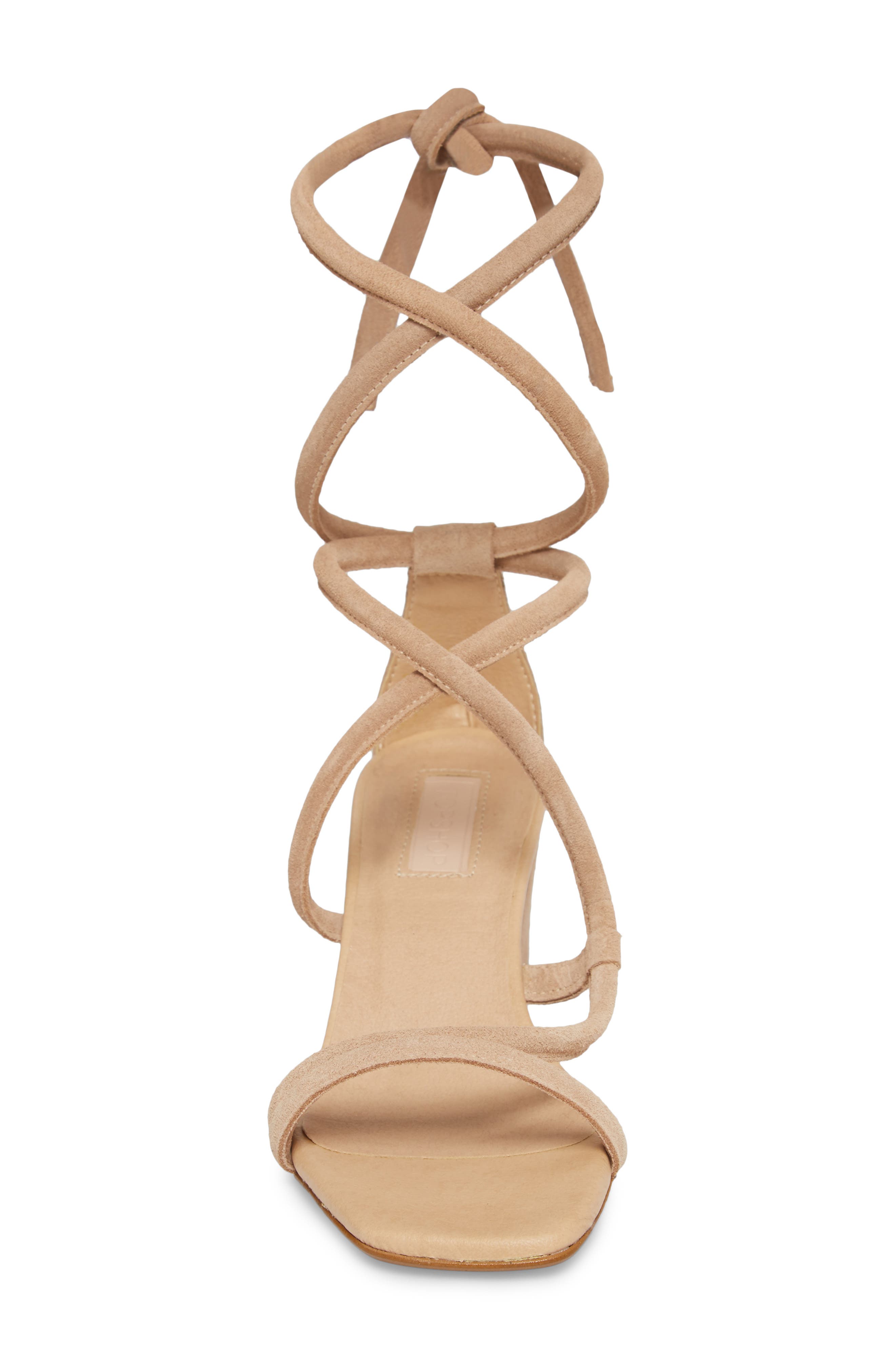 Topshop Nashville Tubular Wraparound Sandal, Alternate, color, 