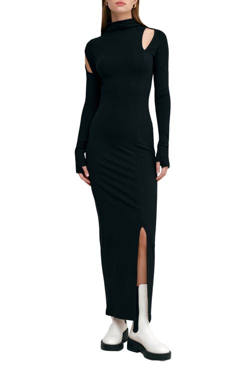 Park Mock Neck Long Sleeve Dress