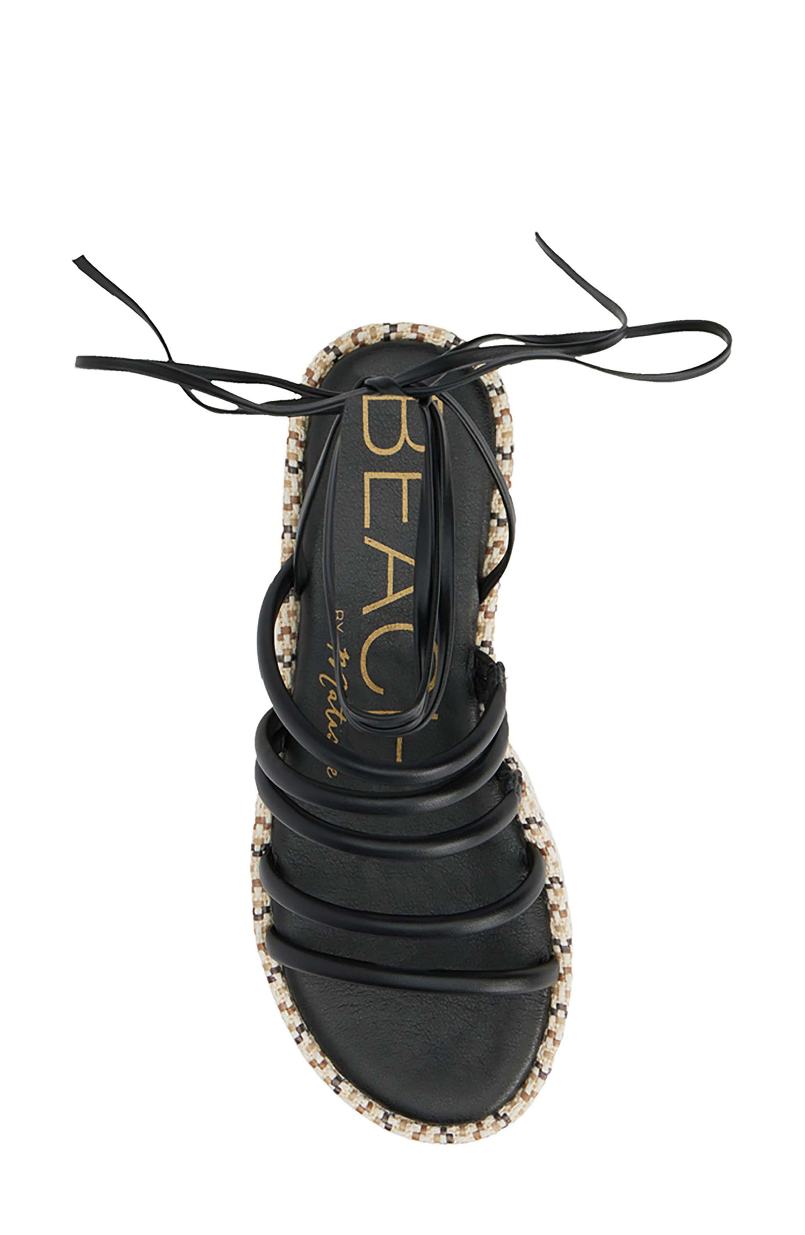 BEACH BY MATISSE Eli Ankle Tie Platform Sandal, Alternate, color, 