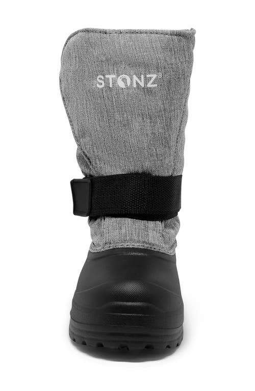 Stonz Kids' Trek Snow Boot In Heather Grey