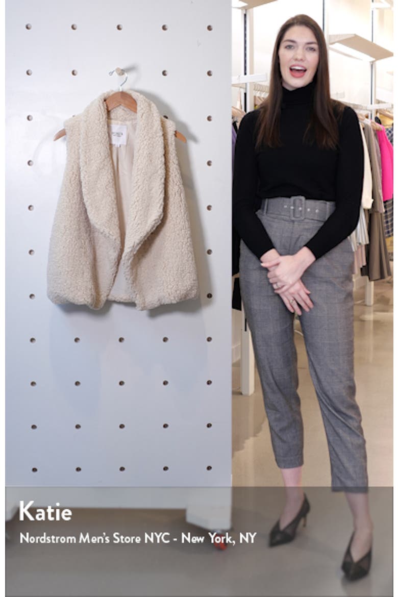 BB Dakota Fleeced I Could Do Faux Fur Vest video