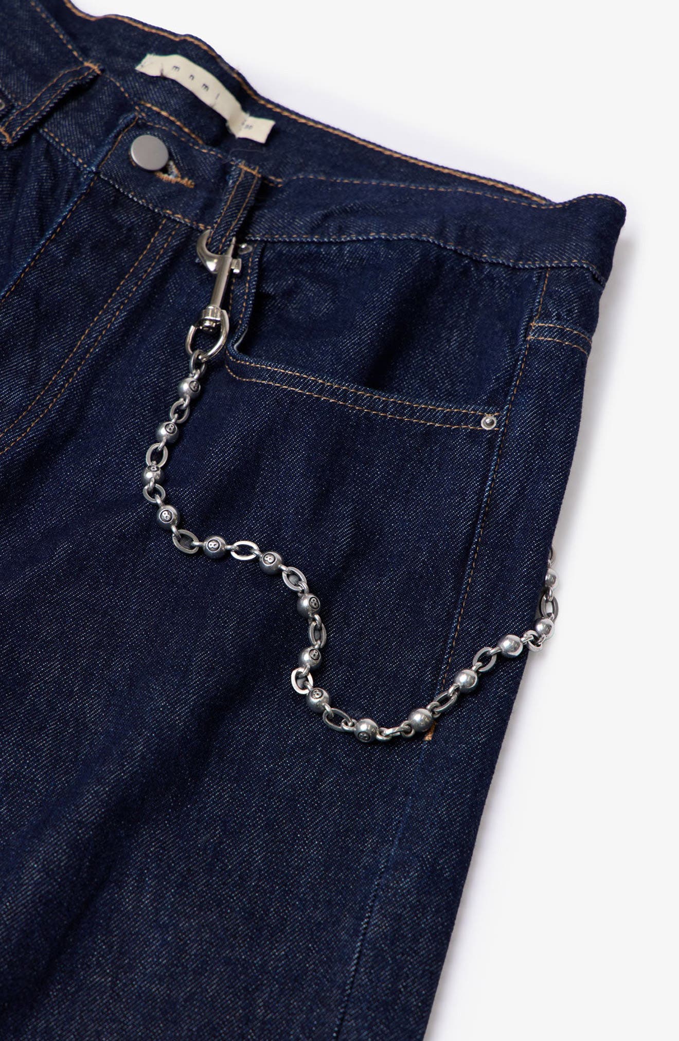mnml 8 Ball Wallet Chain, Alternate, color, Silver