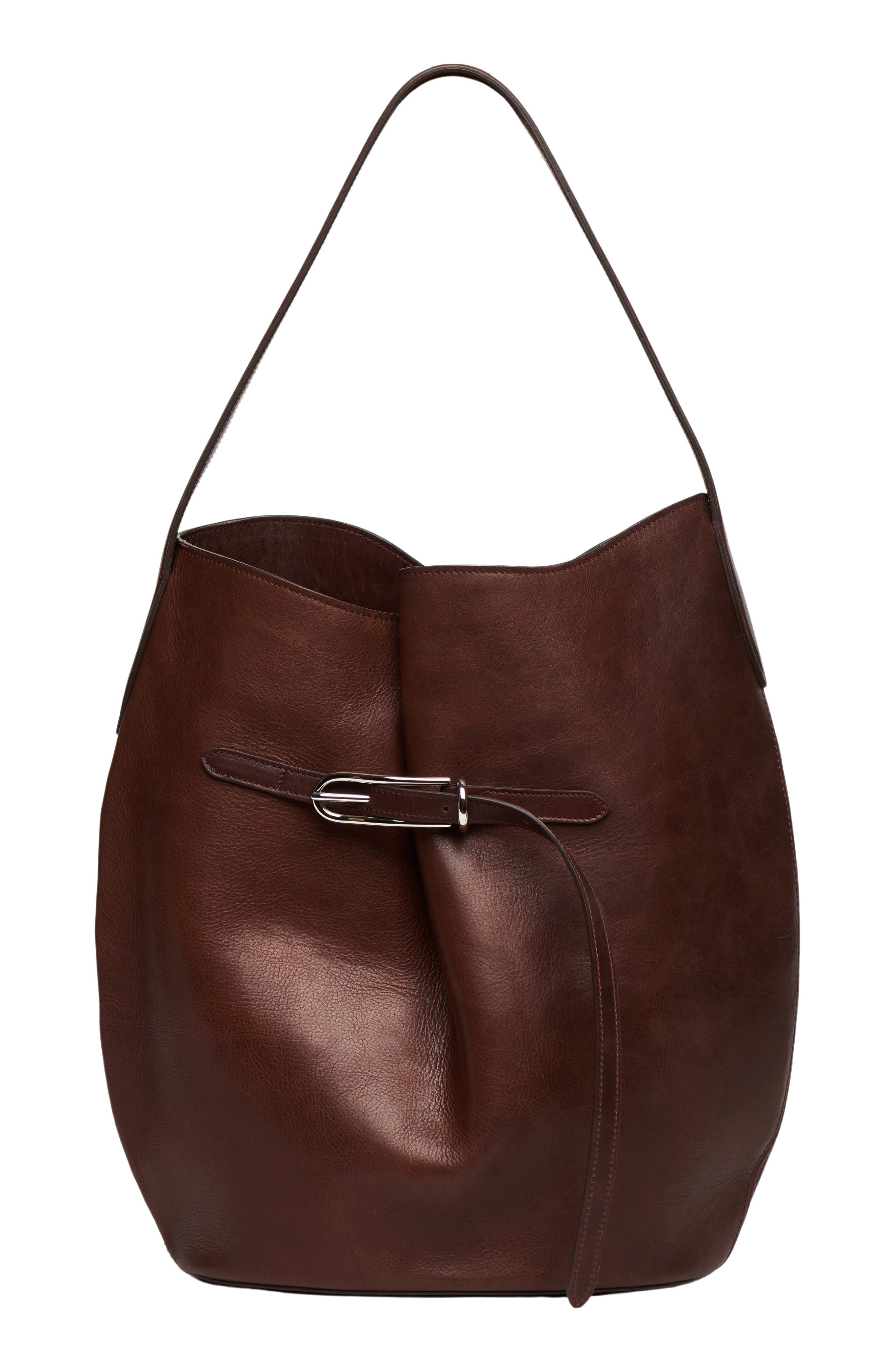 LIFFNER Large Belted Bucket Bag, Main, color, 