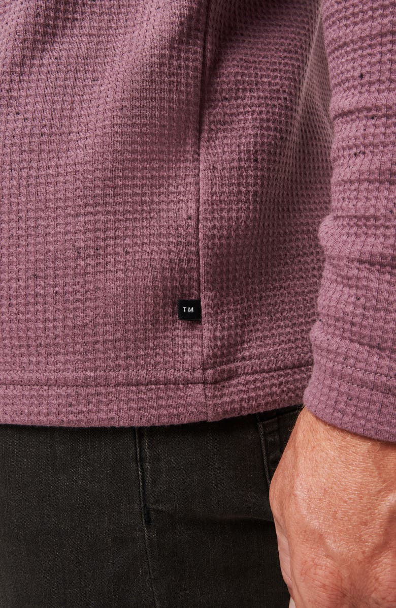 TravisMathew Cloud Waffle Crewneck Tee, Alternate, color, Flint