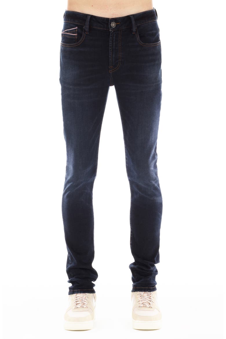 Punk Super Skinny Jeans, Main, color, NOIR