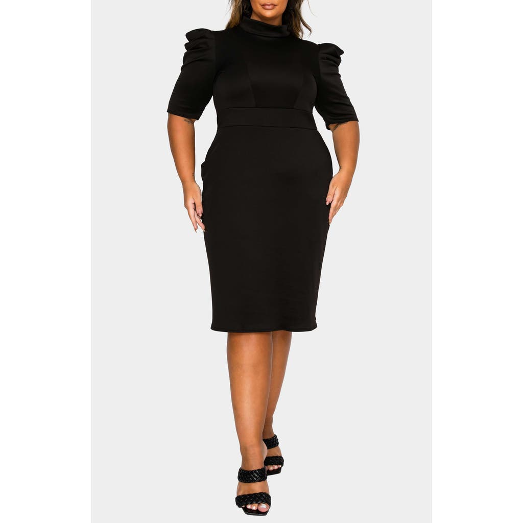 L I V D Astra Sheath Dress In Black