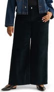 WARP+WEFT NCE High Waist Wide Leg Corduroy Jeans