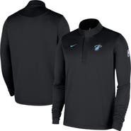 Nike Men's Nike  Black Miami Heat 2025/26 City Edition Remix Authentic Coaches Dri-FIT Half-Zip Top