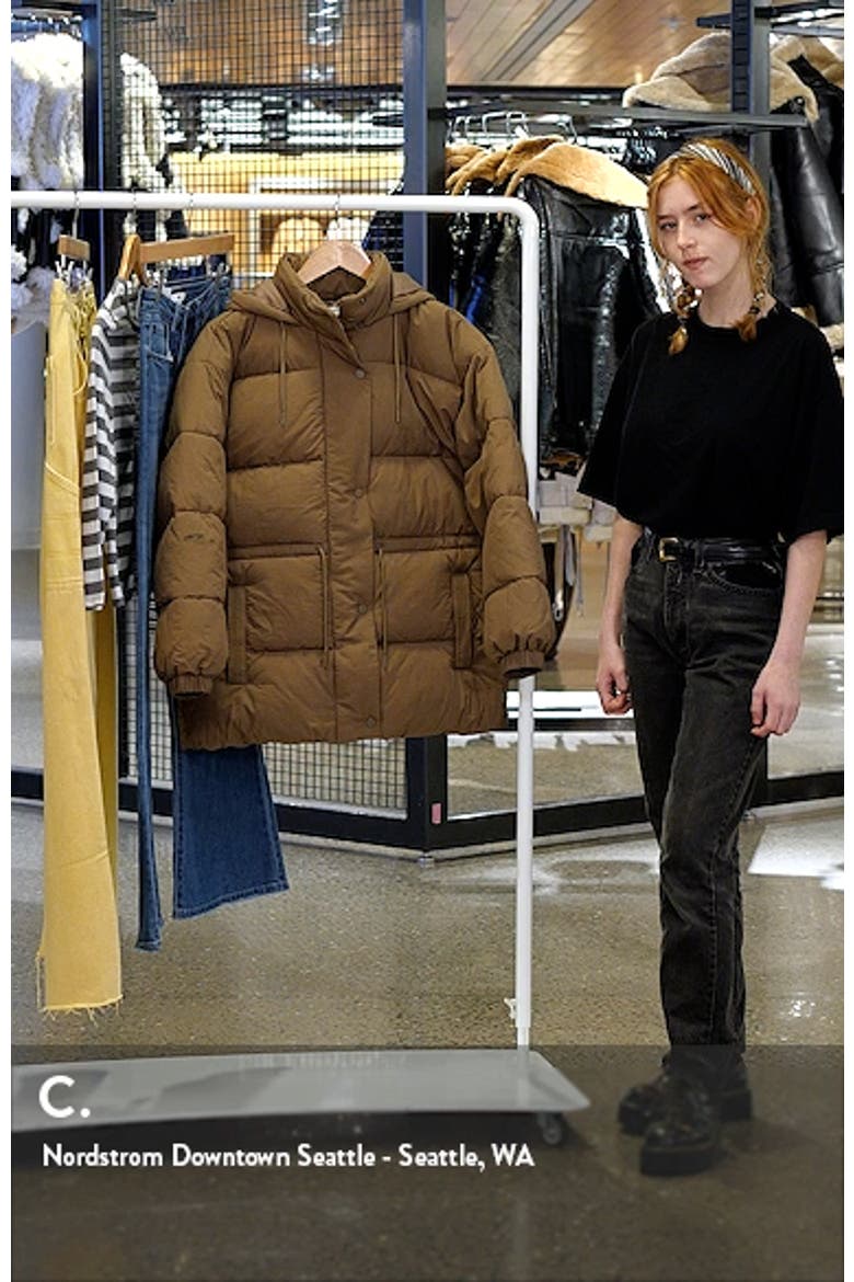 Tie Waist Puffer Coat video