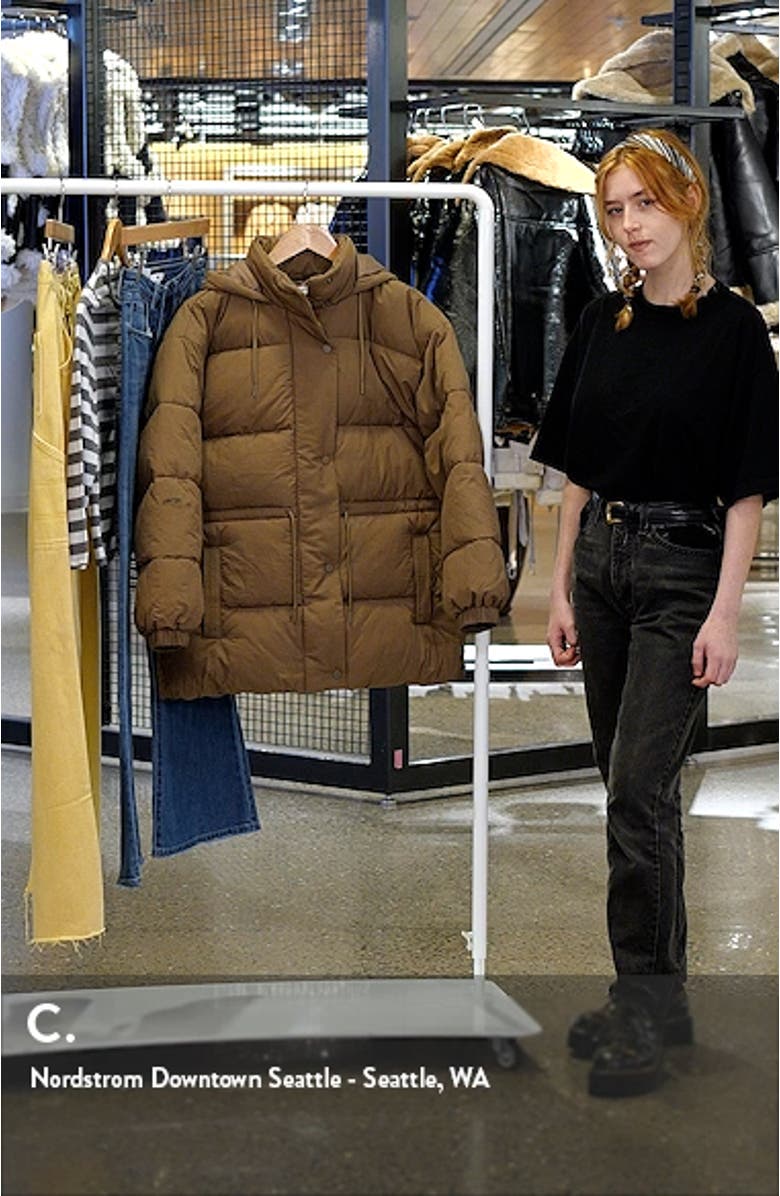 Tie Waist Puffer Coat, sales video thumbnail