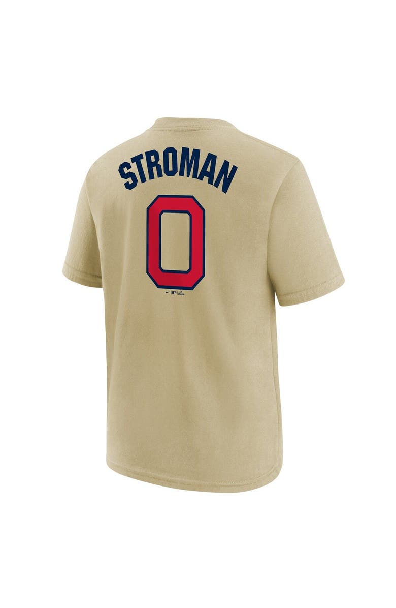 Nike Youth Nike Marcus Stroman Cream Chicago Cubs 2022 Field of Dreams Name & Number T-Shirt, Alternate, color, 