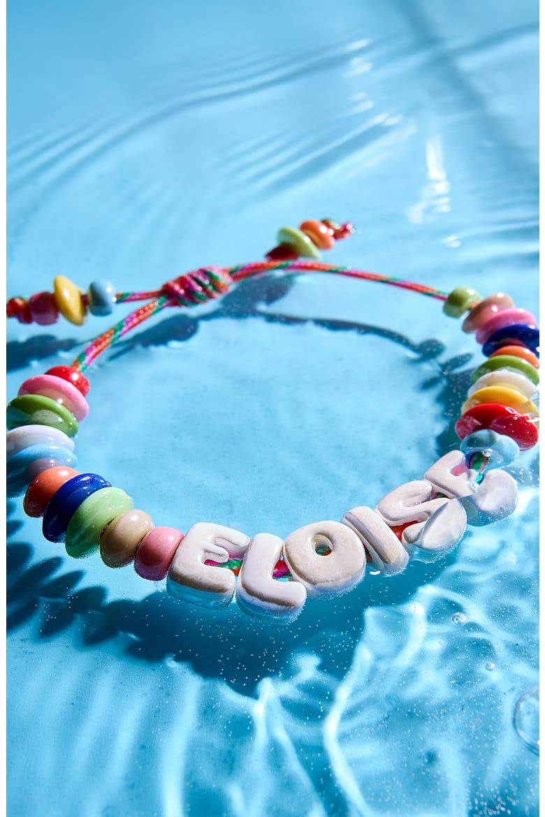 Make Waves Custom Beaded Bracelet, Alternate, color, WHITE MULTI