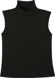 rag & bone Sleeveless Turtleneck Knit Top