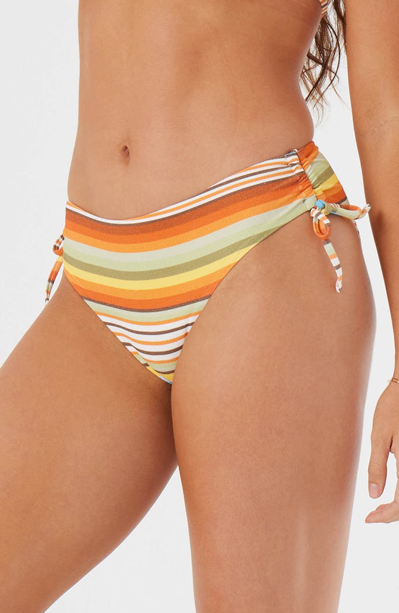Roxy Side Tie Hipster Bikini Bottoms, Alternate, color, 