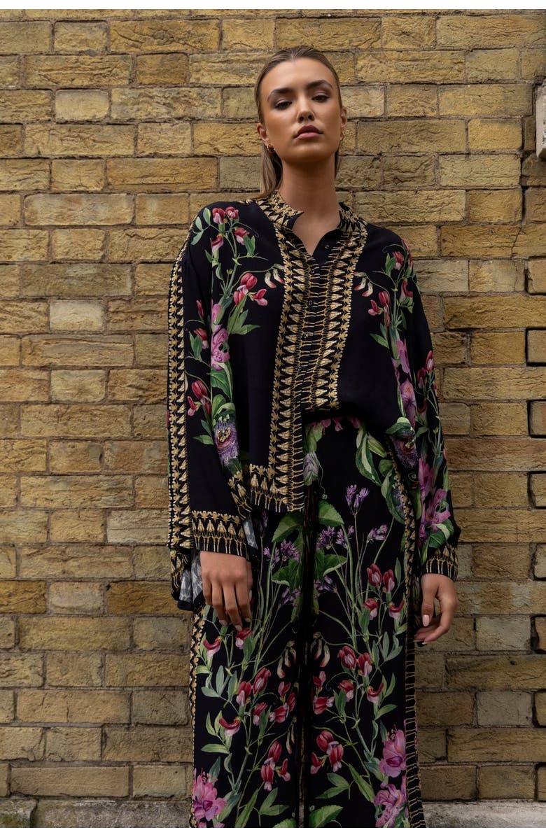 RAISHMA Siara Trousers, Alternate, color, Black