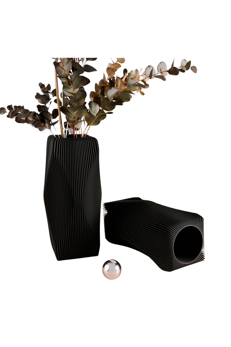 Xenova Vase, Main, color, Midnight Black