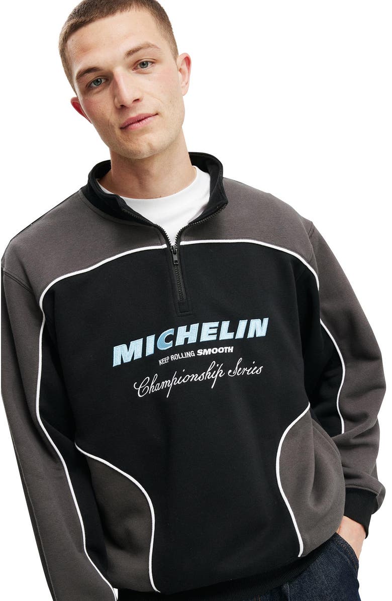 Cotton On Men's Michelin Racing Fleece, Alternate, color, 