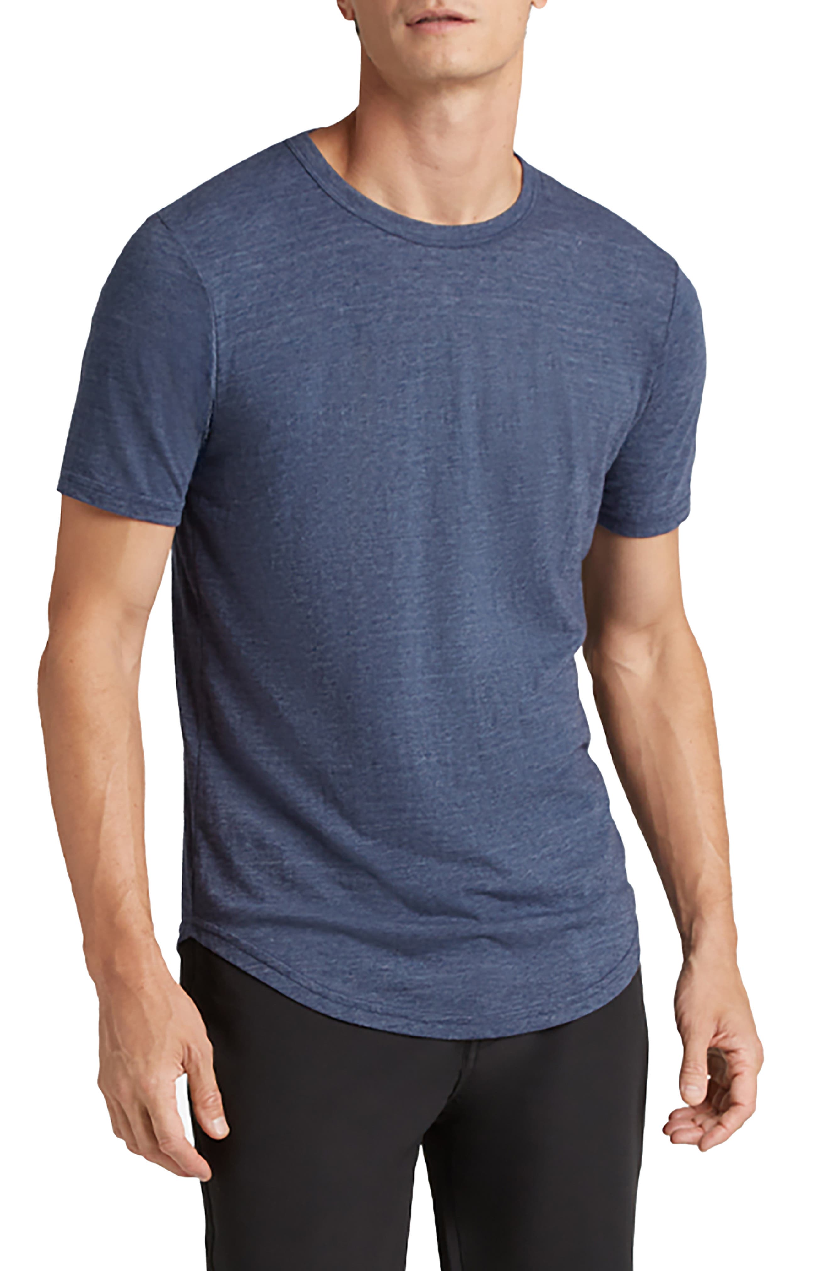 Goodlife Scallop Crewneck T-Shirt in Midnight 