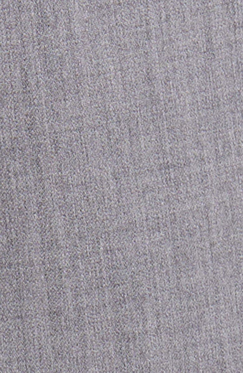 BOSS Genius Slim Fit Flat Front Wool Dress Pants, Alternate, color, Charcoal Grey