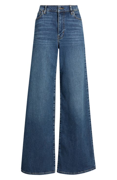 The Palace High Waist Wide Leg Jeans