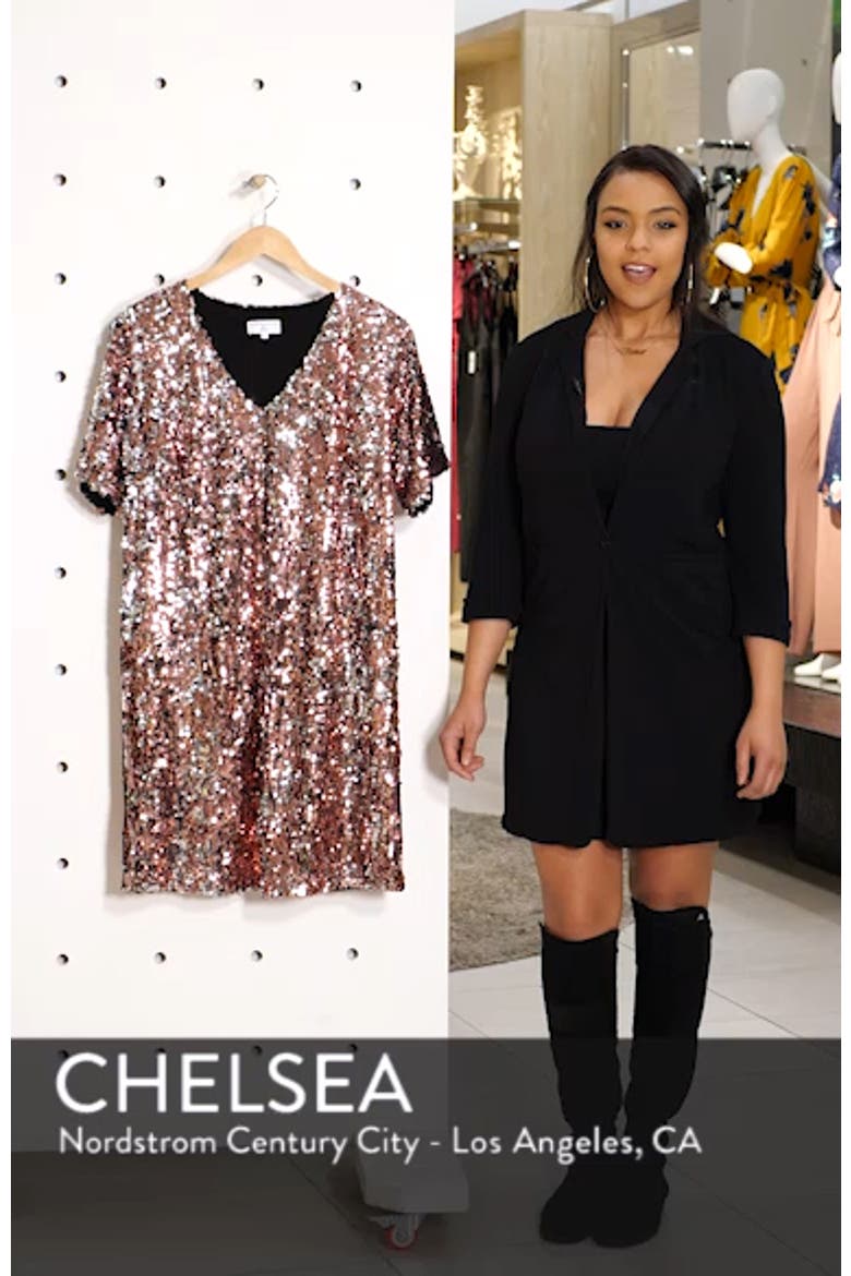 for J.Crew Sequin Shift Dress video