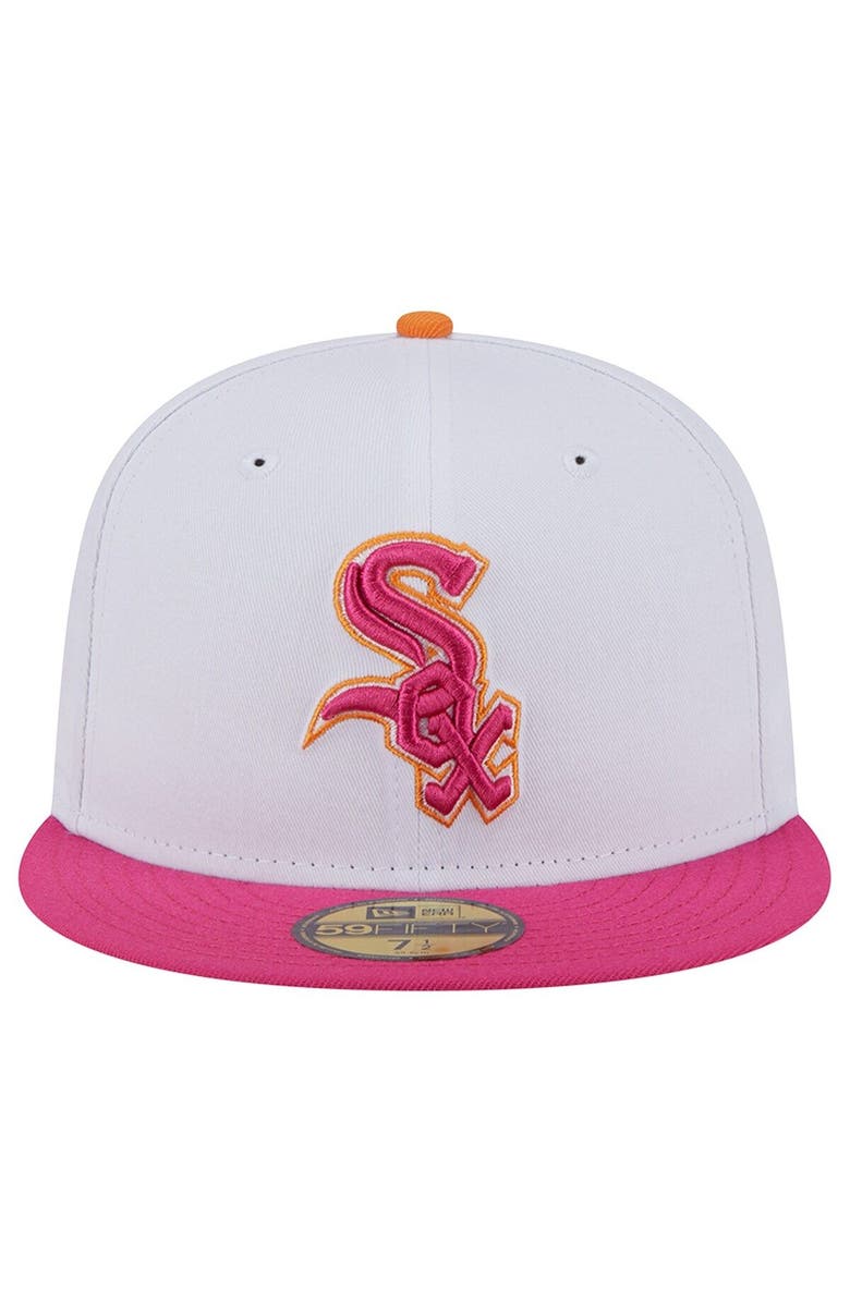New Era Men's New Era  White/Pink Chicago White Sox 2005 World Champions 59FIFTY Fitted Hat, Alternate, color, 