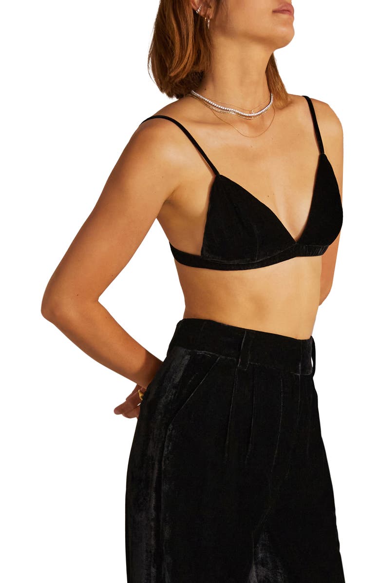 Favorite Daughter The Velvet Rebound Bra Top, Alternate, color,