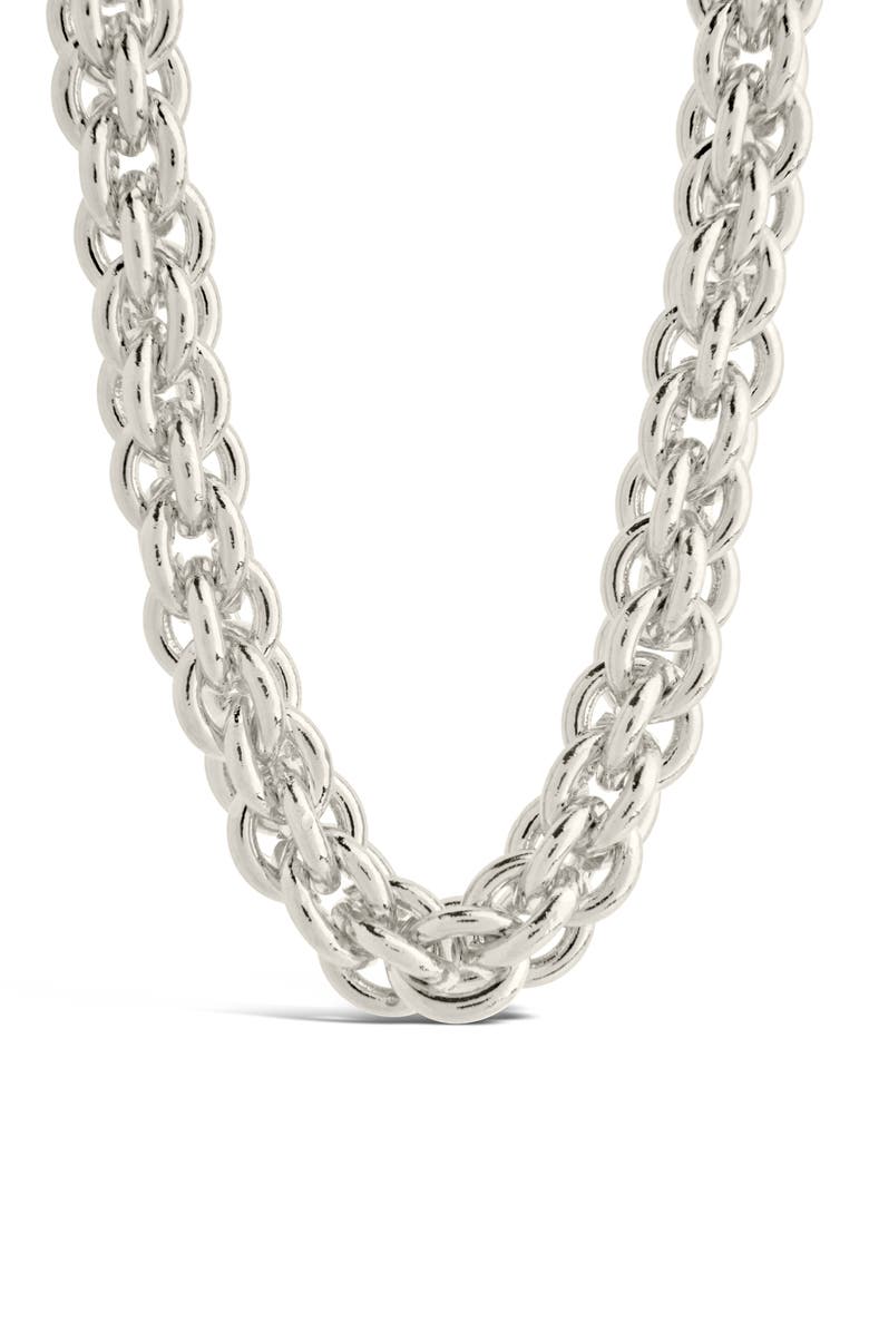 Sterling Forever Yara Chain Necklace, Alternate, color, 